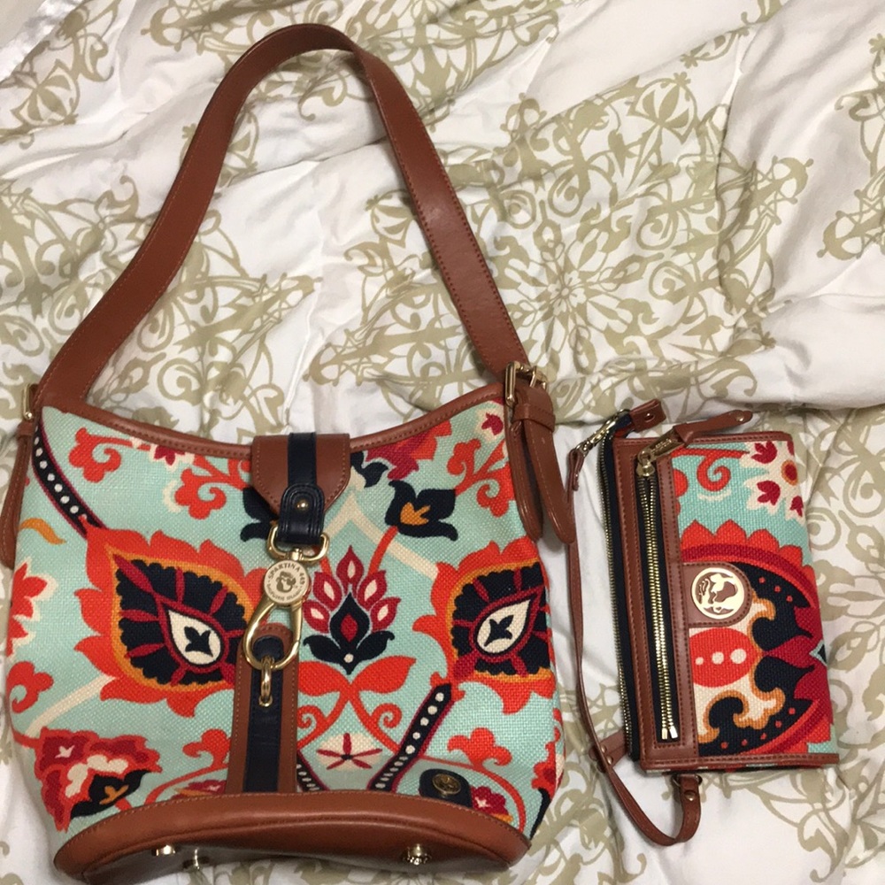 Spartina Purse with Matching Spartina Wallet